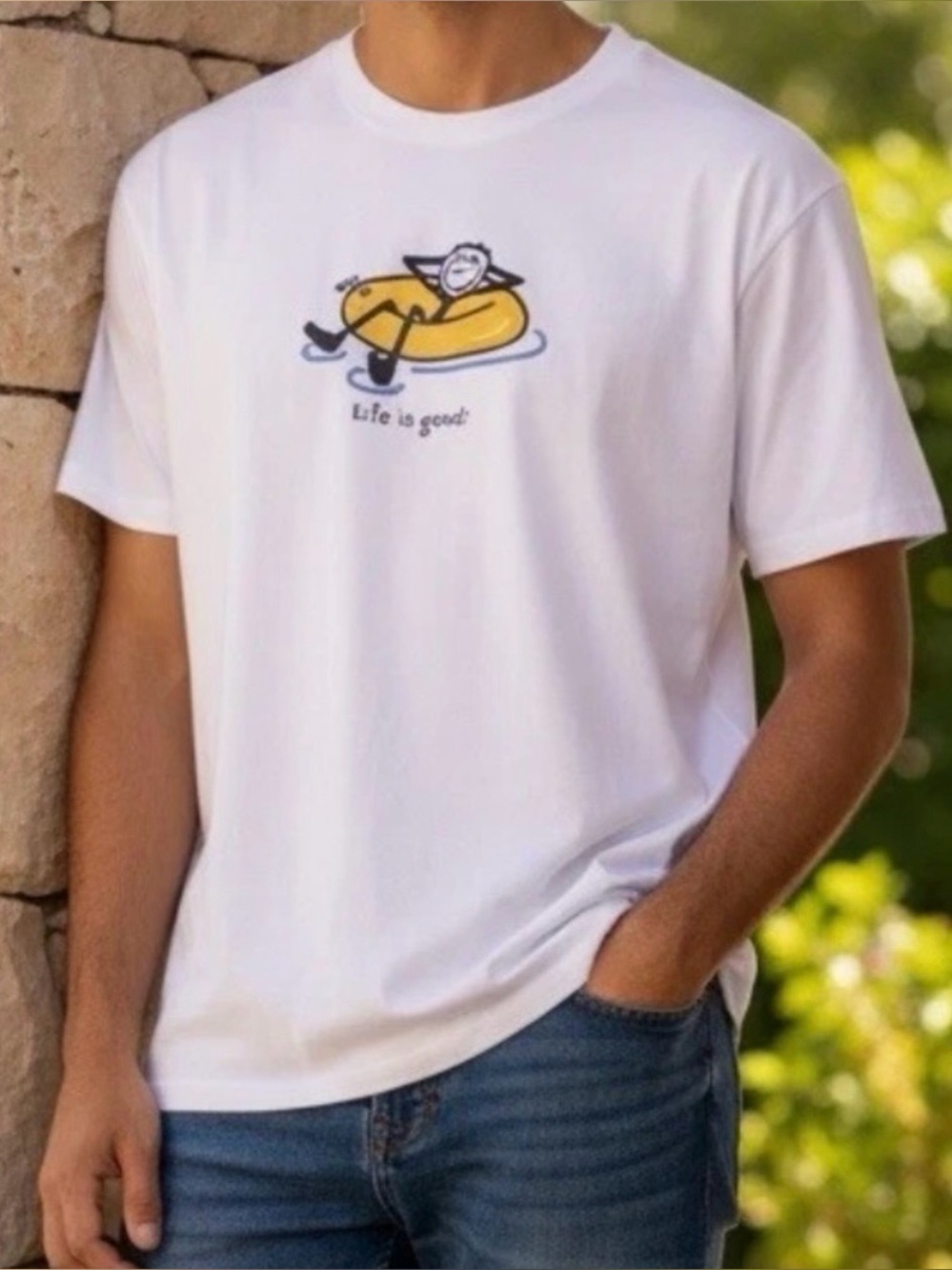 Lige Is Good Men’s Crusher Tee Shirt Size L